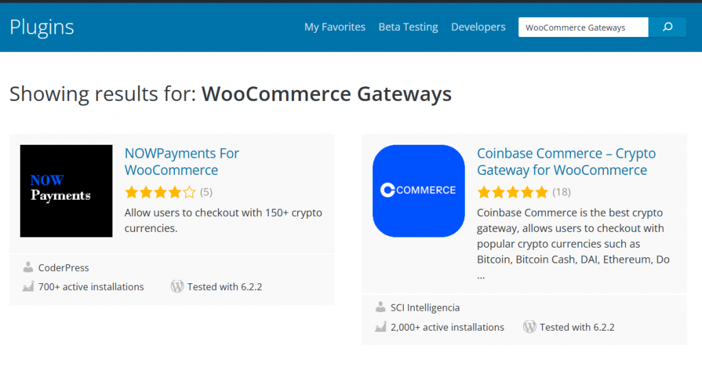woocommerce gateways