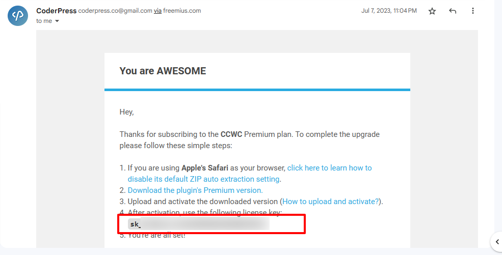 license key crypto gateway