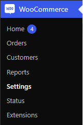 woocommerce settings