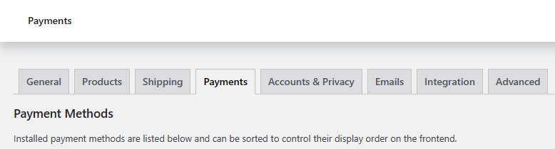woocommerce payments