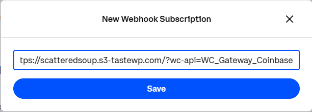coinbase commerce notification
