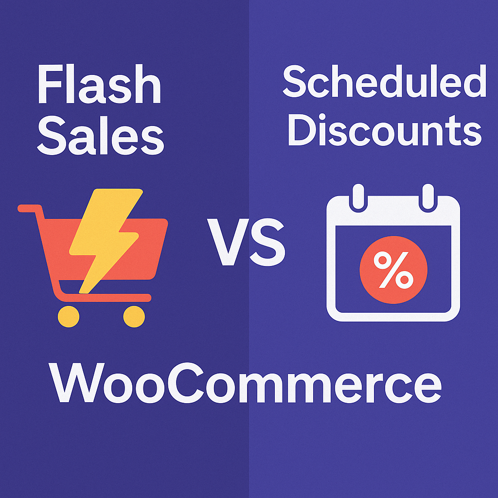 WooCommerce flash sales vs scheduled discounts